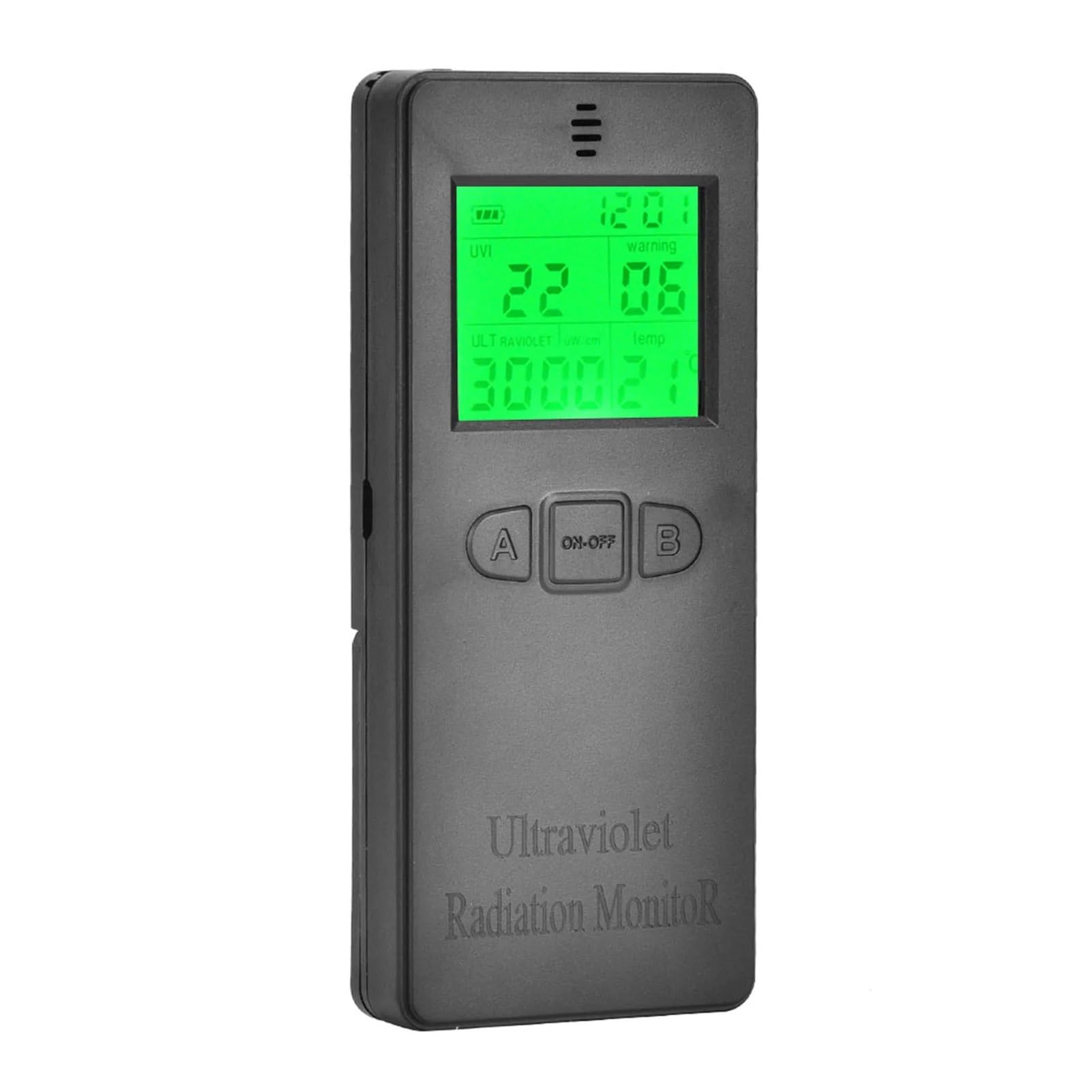 Medidor de UVB Detector de radiación ultravioleta digital portátil LCD Medidor UVI Probador con pantalla temperatura UV