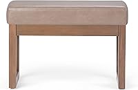 Vista 4 de SIMPLIHOME Milltown - Reposapiés rectangular (26.0 in de ancho) contemporáneo