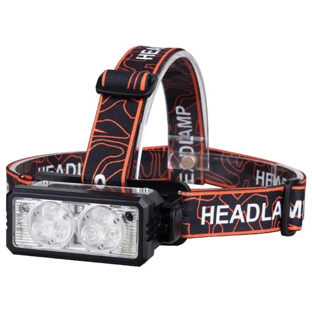 QFGVMXBWKZH COB LED Headlamp Sensor Headlight Type-C Rechargeable Torch Waterproof Camping Fishing Search Lantern(T7)