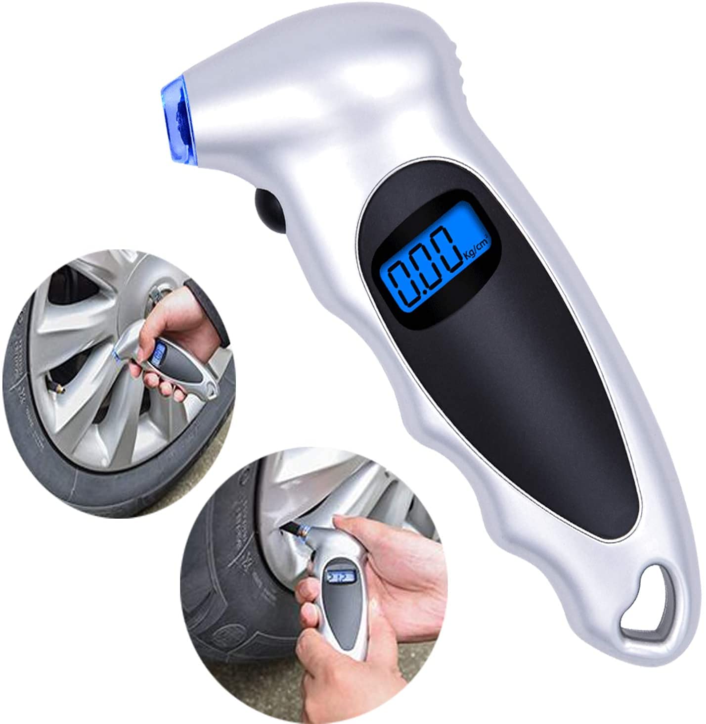 Kixre Digital Tire Pressure Gauge, 150 PSI 4 Settings for Auto Car