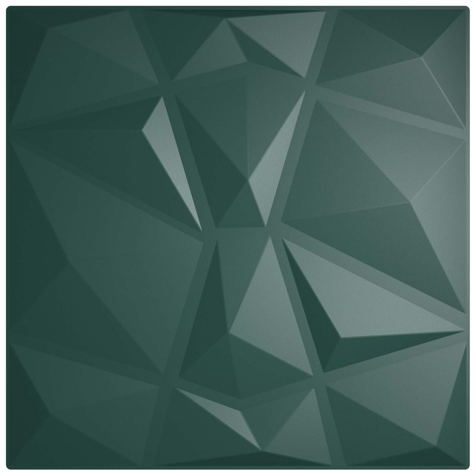 XPS - Paneles de pared (24 unidades, 50 x 50 cm), color verde
