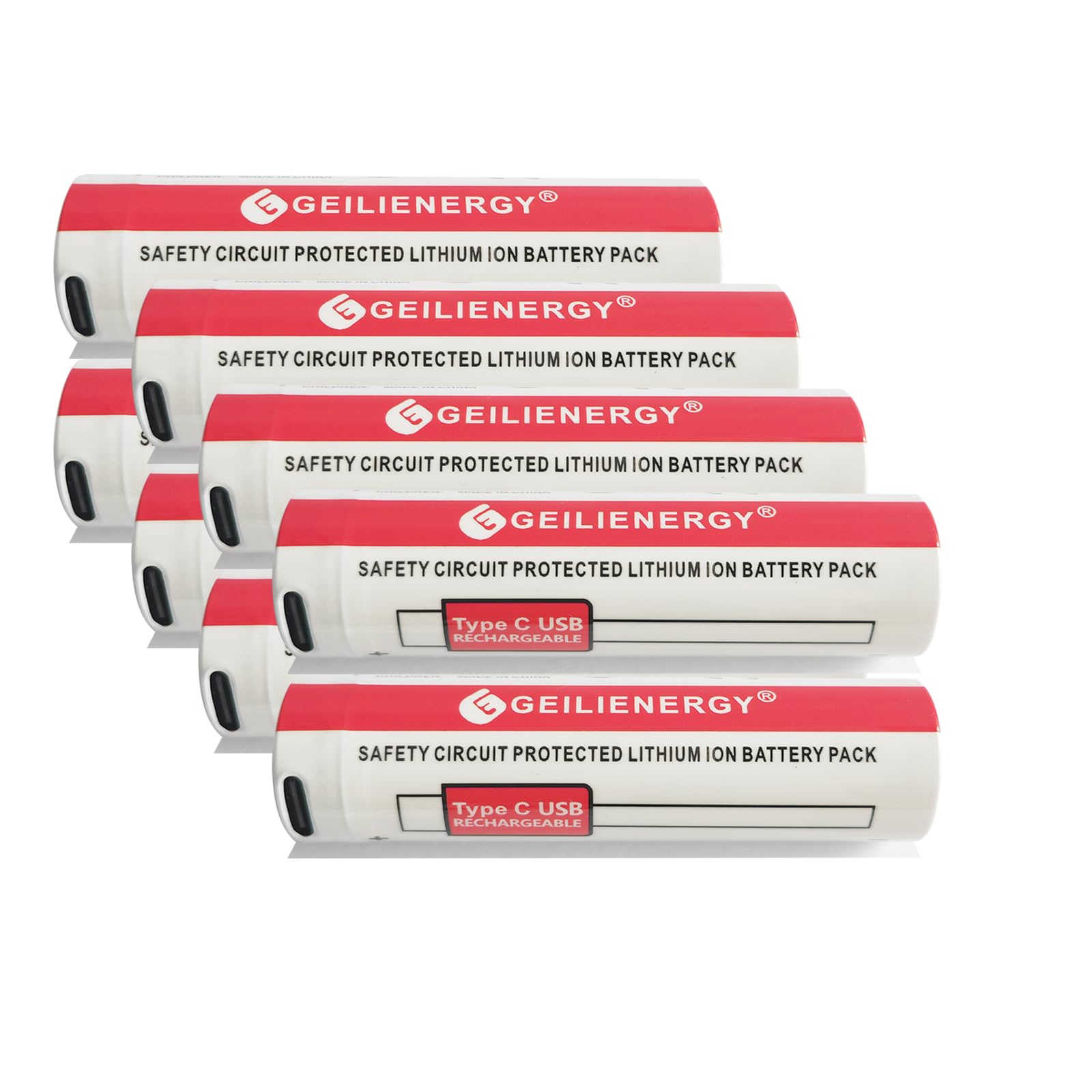 3.7V 2600mAh USB Rechargeable Lithium Ion Battery Pack Compatible for Streamlight 22104 SL-B26 X Series Dual Fuel Flashlights-8 Pack