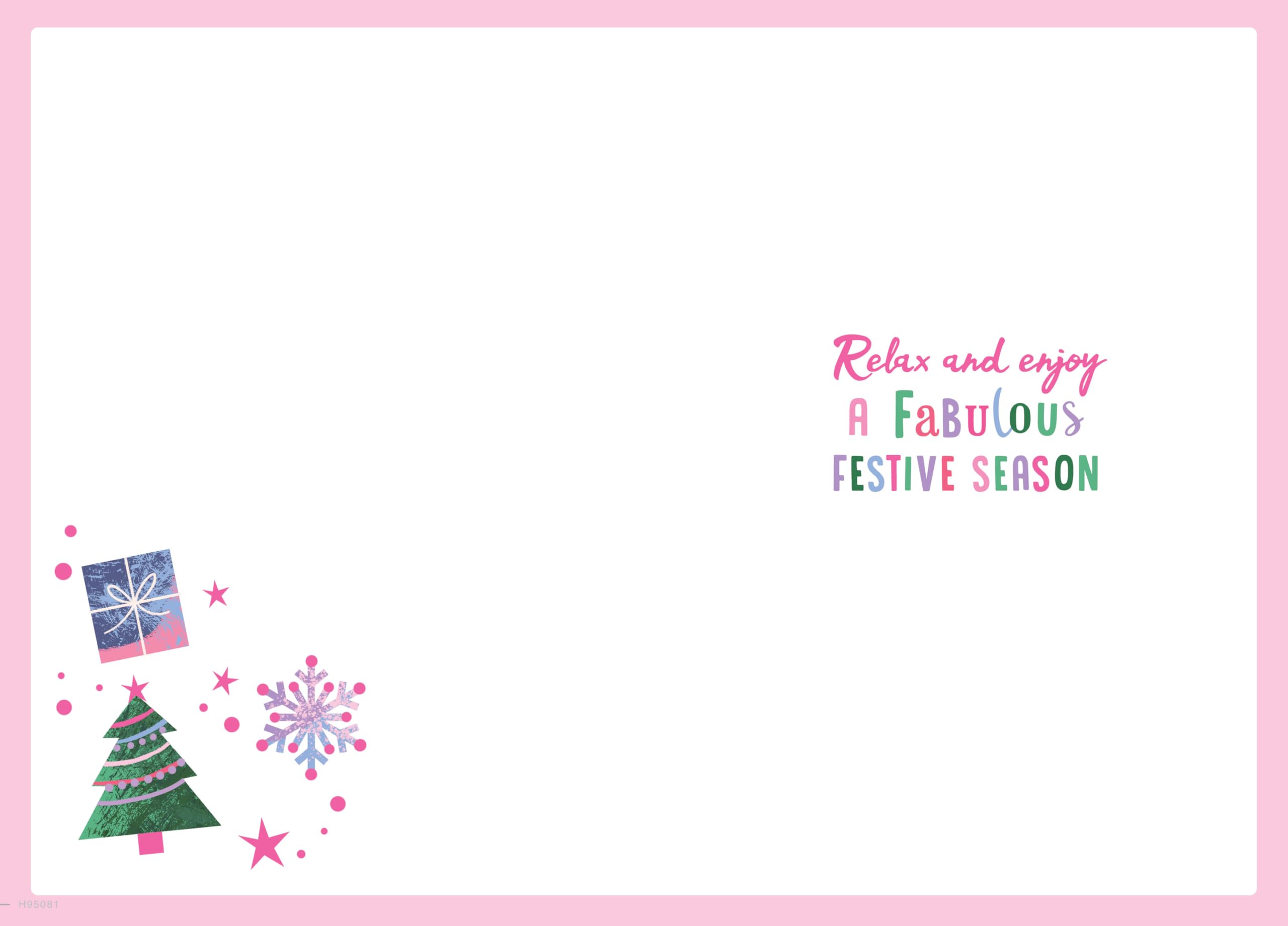 AvantGarde Studios Carte De Noël Motif Ami 22,9 X 15,2 Cm