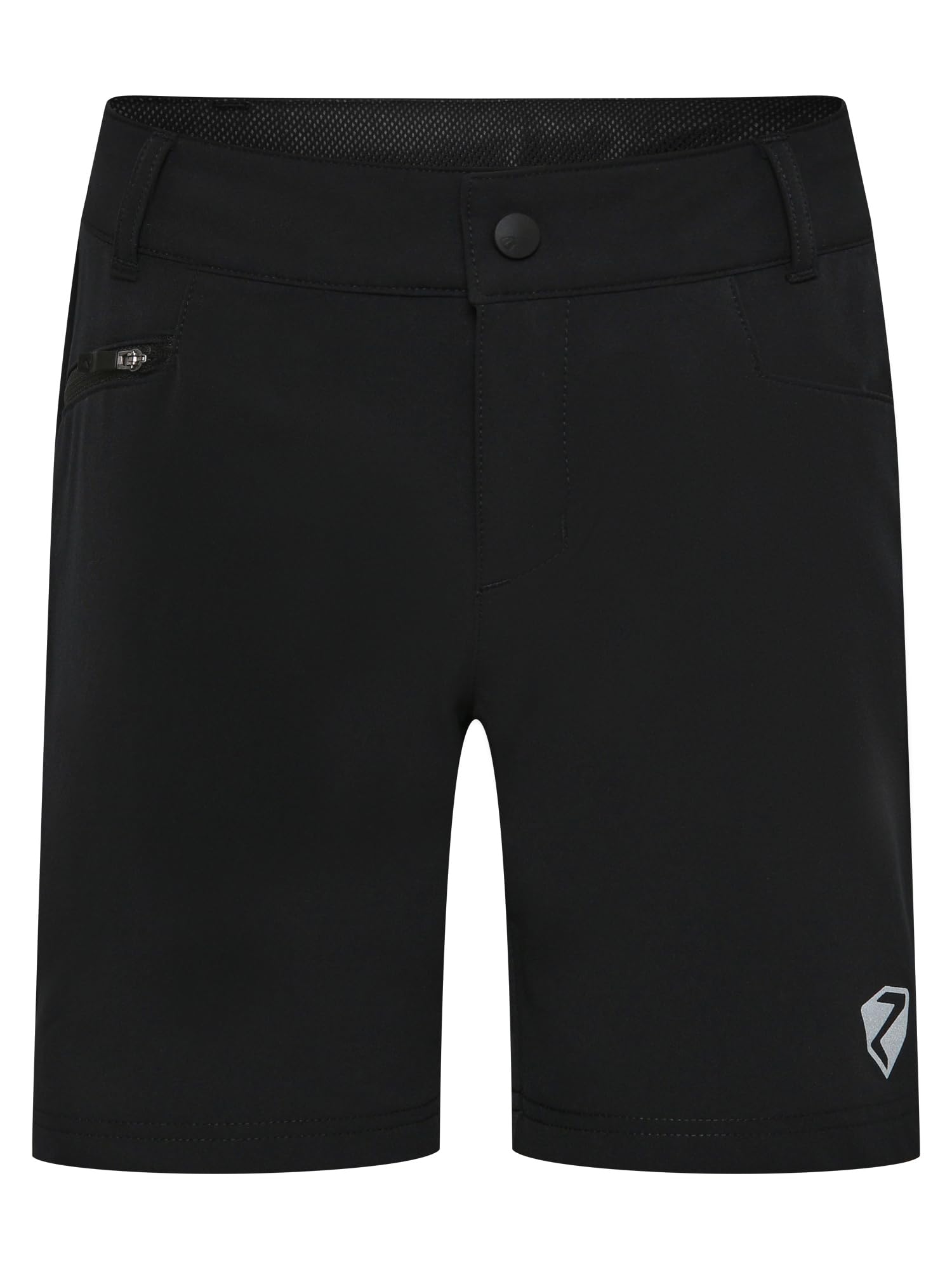 Ziener Unisex Kinder Fahrrad-Shorts mit Innenhose - Mountainbike/Outdoor/Freizeit - atmungsaktiv,schnelltrocknend,gepolstert Nado