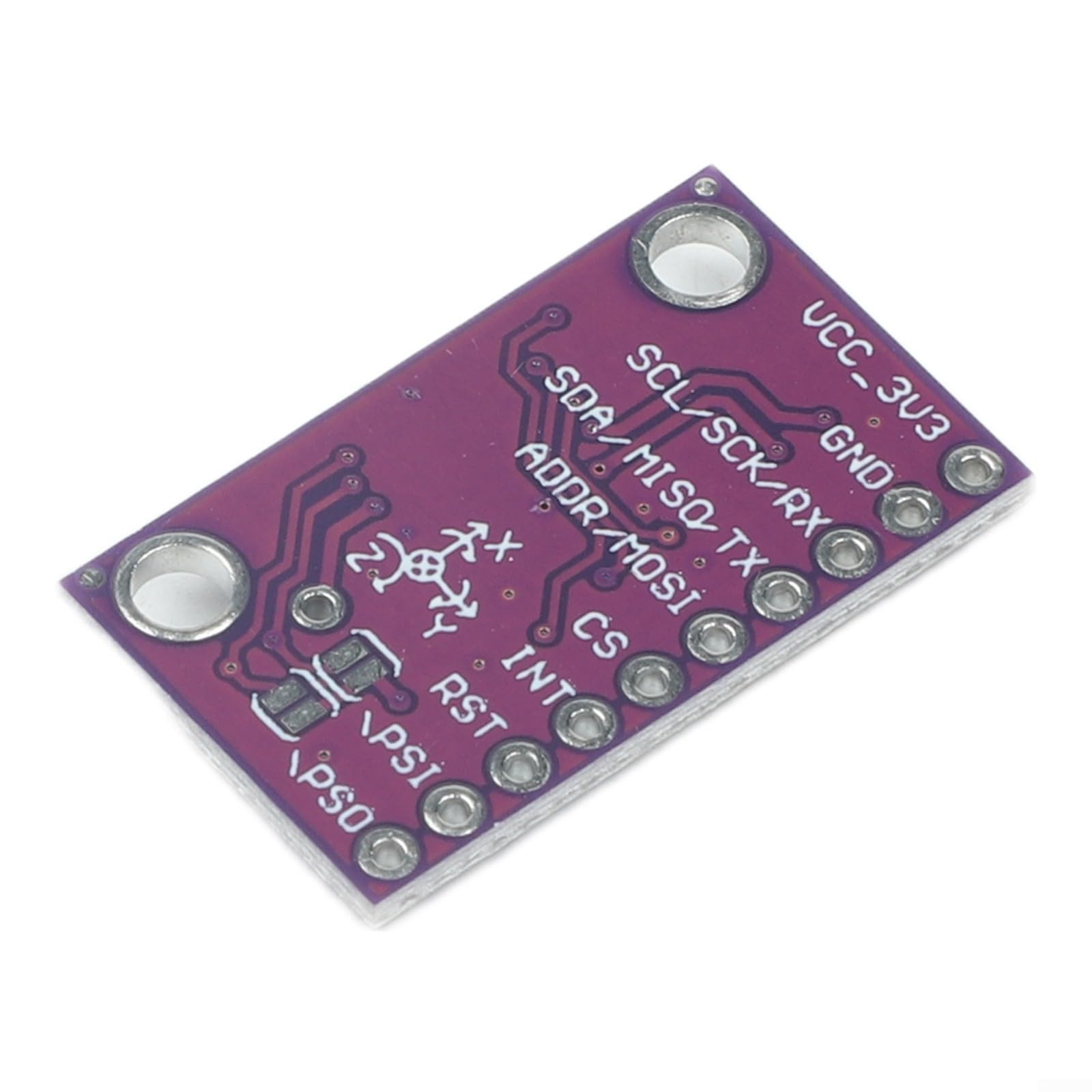 Module de capteur IMU BNO085 9DOF avec fusion de capteur, gyroscope à 9 axes, accéléromètre, puce faible puissance pour AR VR Robotics Motion Tracking, interface I2C UART