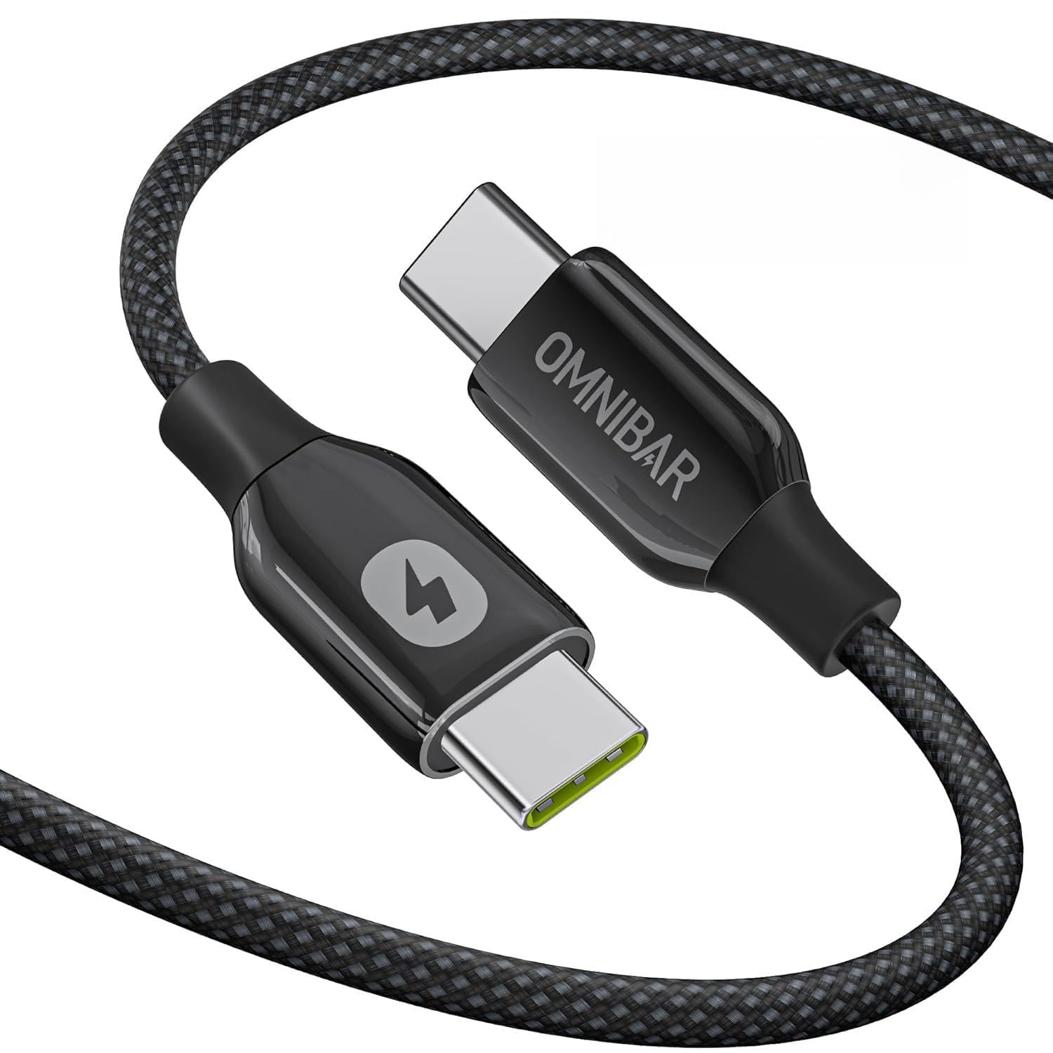 240W USB C to USB C Cable 6FT Woven Type C Charger Fast Charging Cord for iPhone 17
