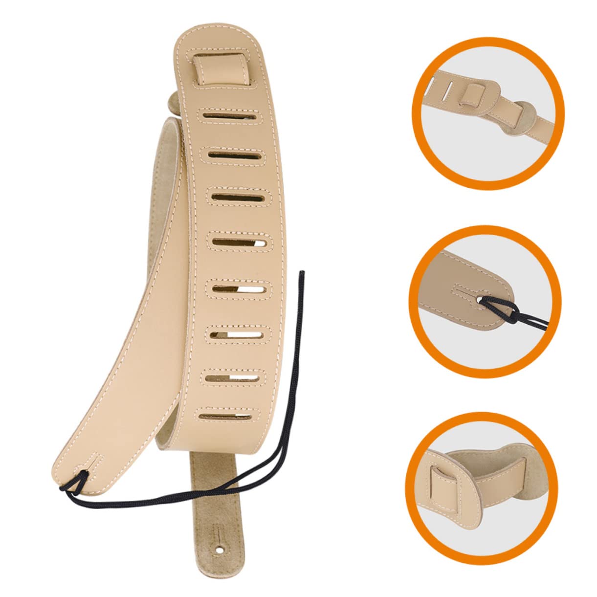 correa de bajo de guitarra accesorios de guitarra correa de guitarra acolchada correa guitarra acústica guitar strap correa de repuesto para guitarra cinturón de guitarra de cuero