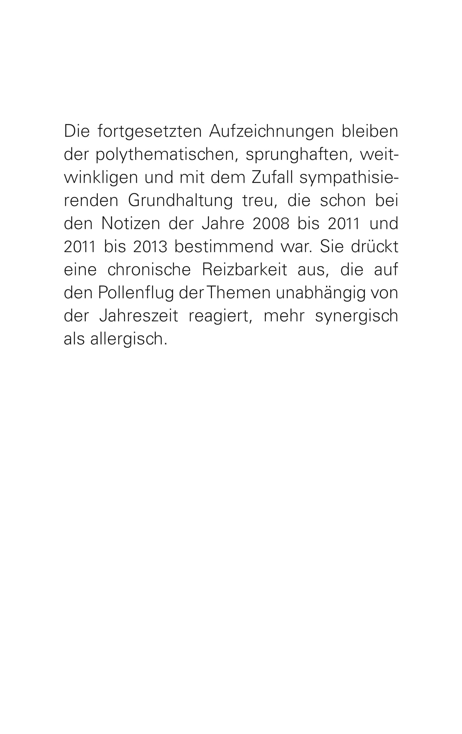 Zeilen und Tage III - Notizen 2013-2016 (Datierte Notizen 3)