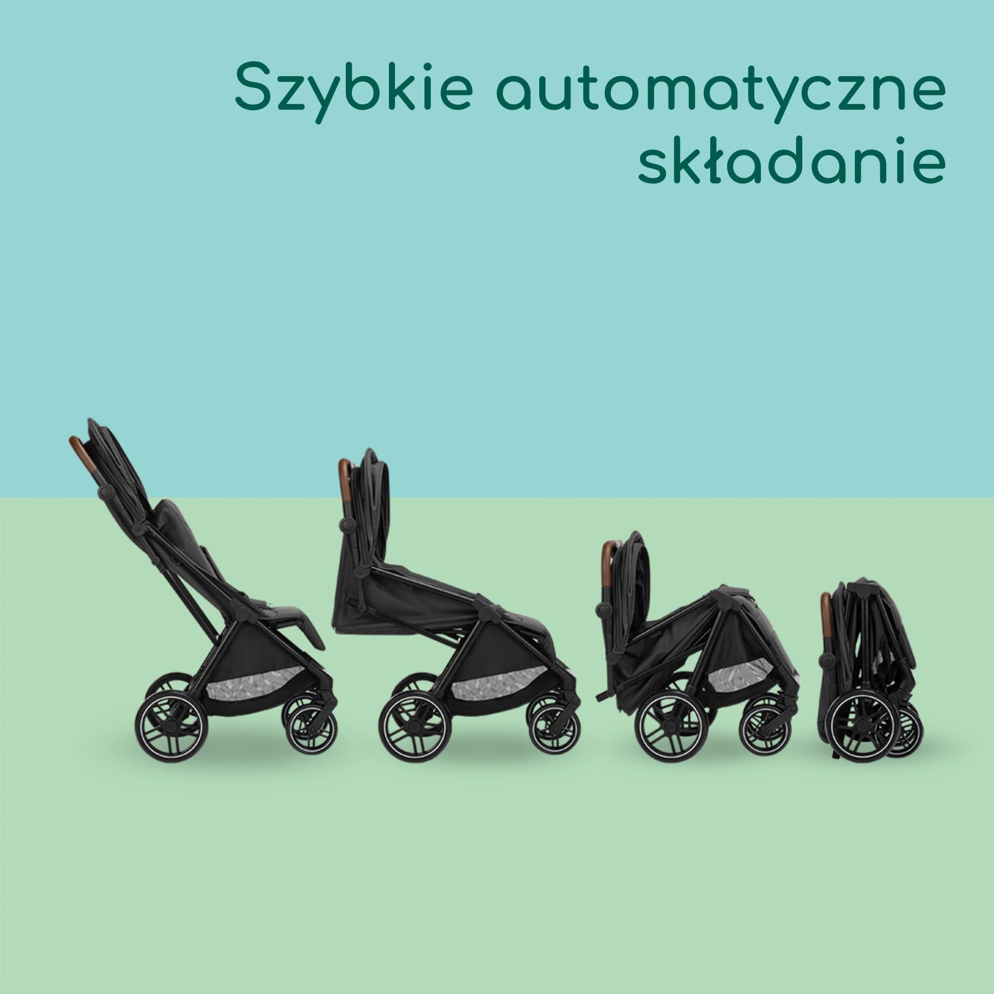 Bebeconfort Indra, Wózek Spacerowy, 0-4 lat (22 kg), Automatyczny Składany Wózek, Zawieszenie, Odchylany na Płasko, Osłona Przeciwdeszczowa, Kompatybilny z Fotelikiem Samochodowym, Mineral Graphite