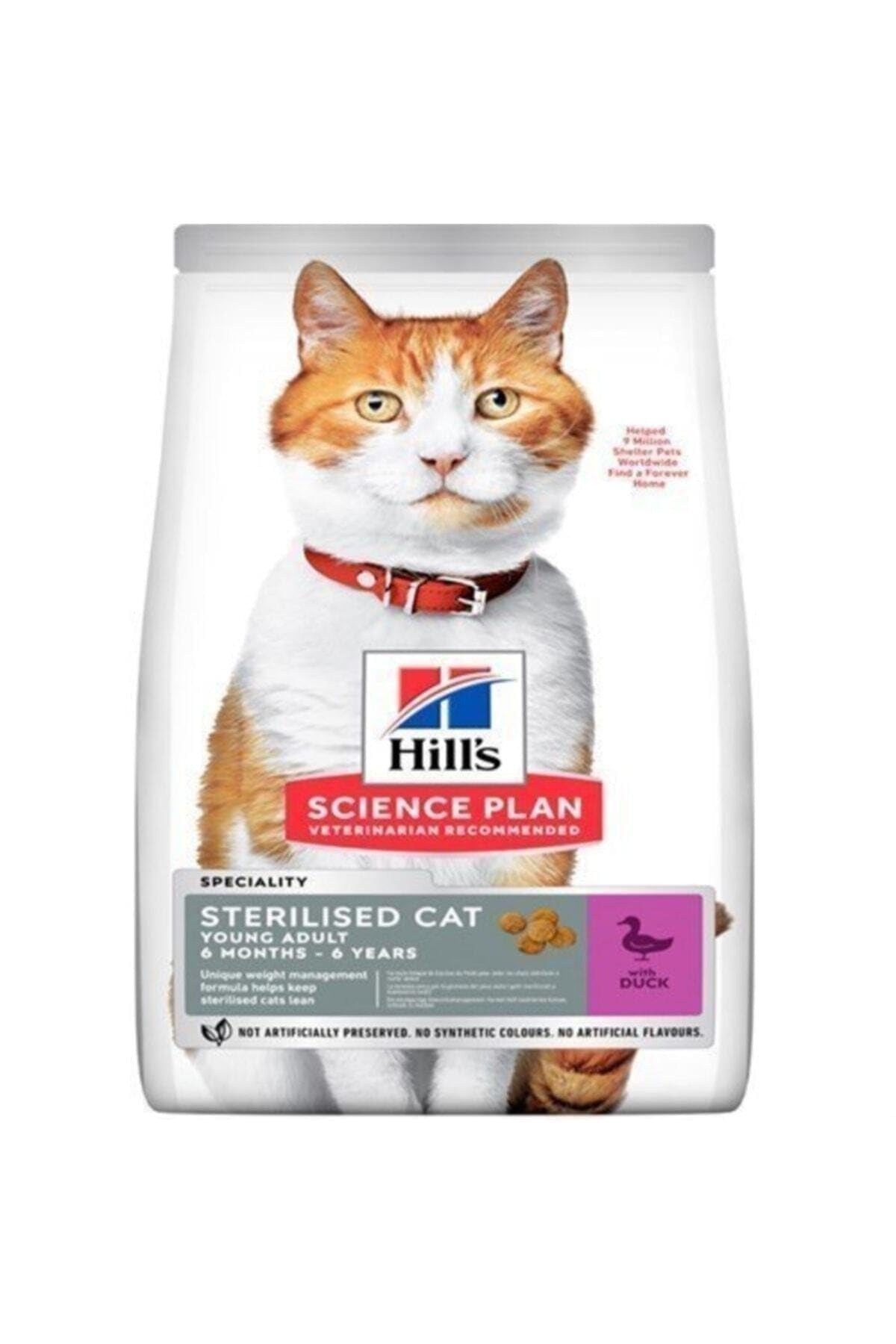 Hills Science Plan - Feline Young Adult - Sterilised - Duck - 1.5kg