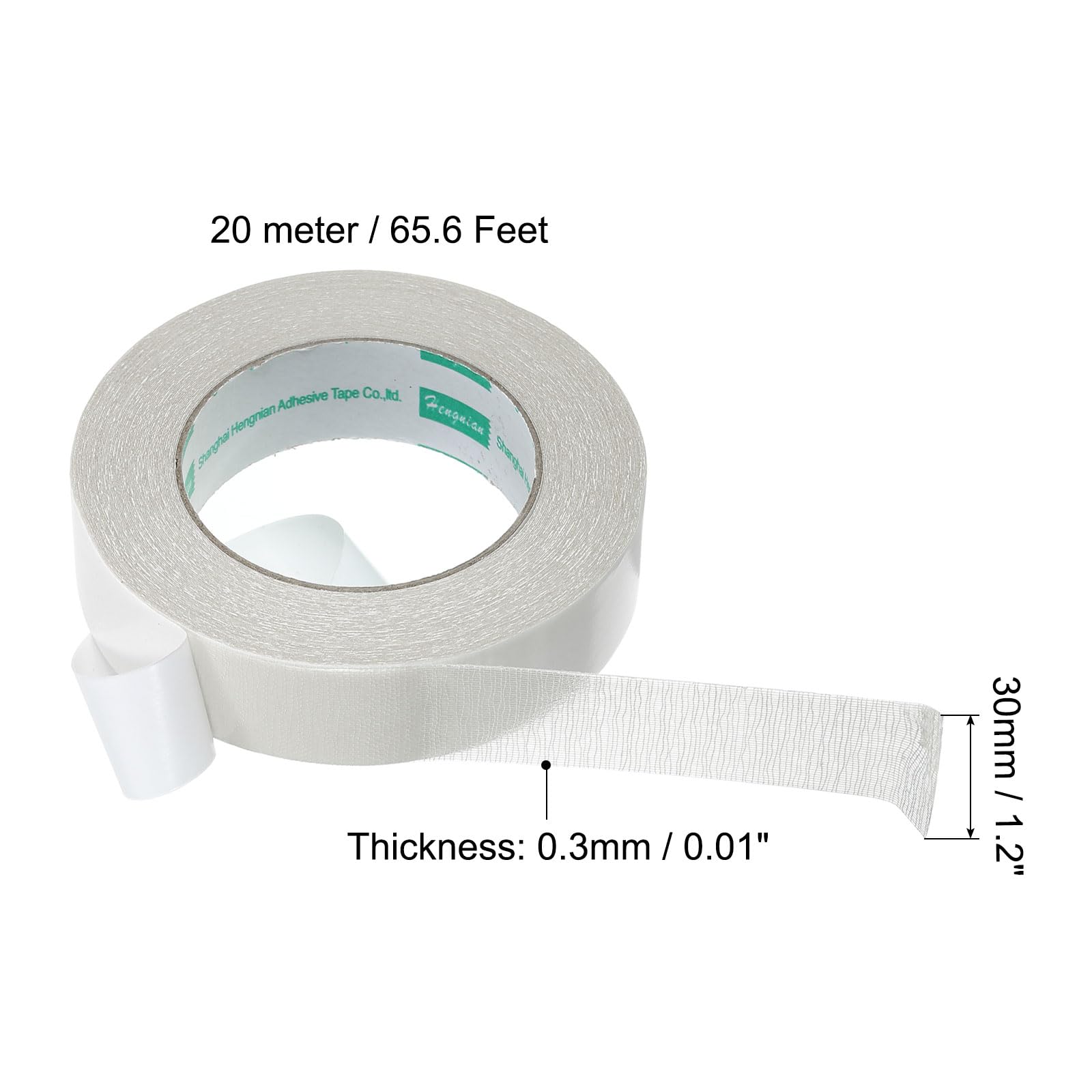 PATIKIL 1.2" x65.6 Ft(20m) Double Sided Fabric Tape - Image 2
