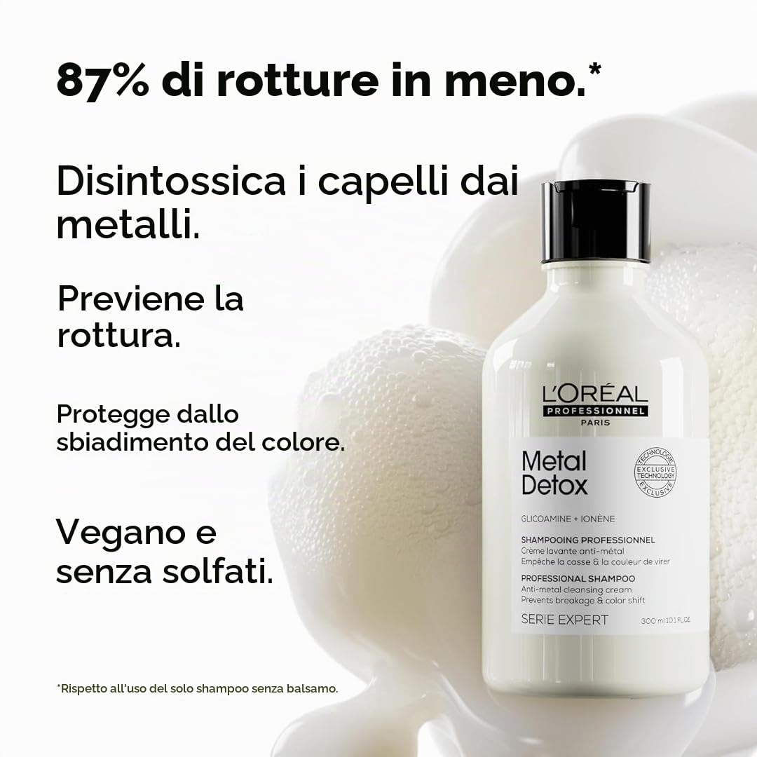 L'Oréal Professionnel Paris, Shampoo Ristrutturante per Tutti i Tipi di Capelli + Maschera Ristrutturante per Tutti i tipi di Capelli + Olio Professionale Concentrato Per Tutti I Tipi Di Capelli