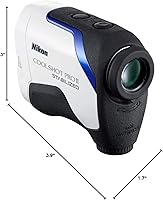 Vista 7 de Nikon COOLSHOT PROII Telémetro de golf estabilizado Telémetro láser impermeable y estabilizado con pendiente, pantalla OLED Modelo oficial Nikon