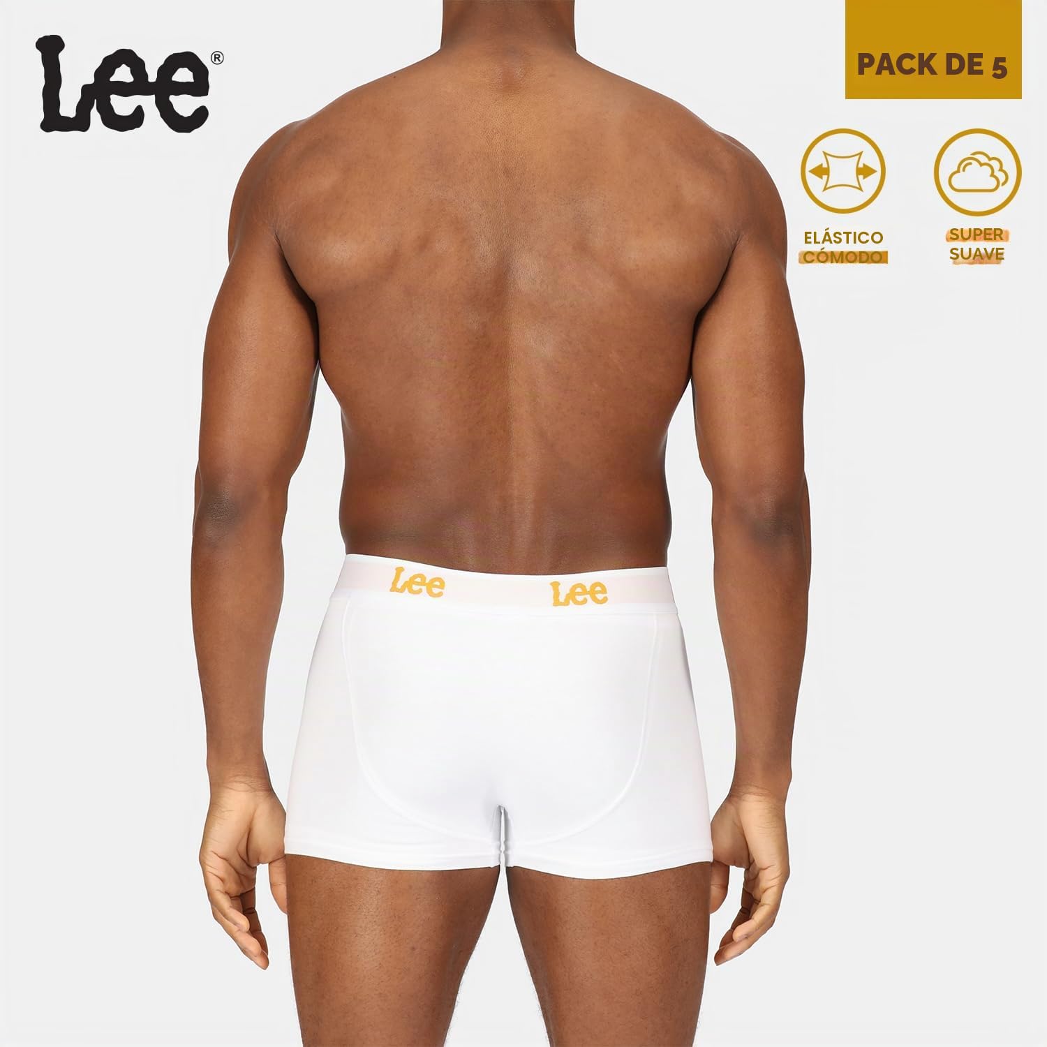 Lee Calzoncillos Hombre Boxer Algodón | Pack Boxer Hombre, Underwear Men Cómodo y Transpirable | Boxers Masculino con Cintura Elástica, Ropa Interior Hombre
