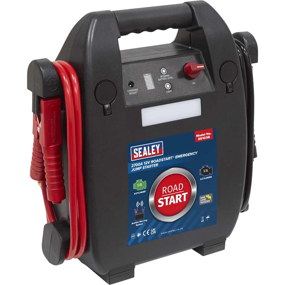 Sealey RoadStart® Emergency Jump Starter 2700A 12V - RS103B
