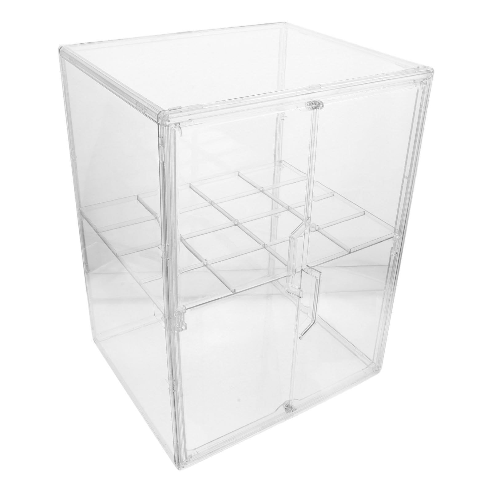 Babyflaschen Organizer aus Acryl mit 2 Ebenen und Stapelbarem Design zur Aufbewahrung von Flaschen Saugern und Milchpumpenzubehör im Modernen Badezimmer