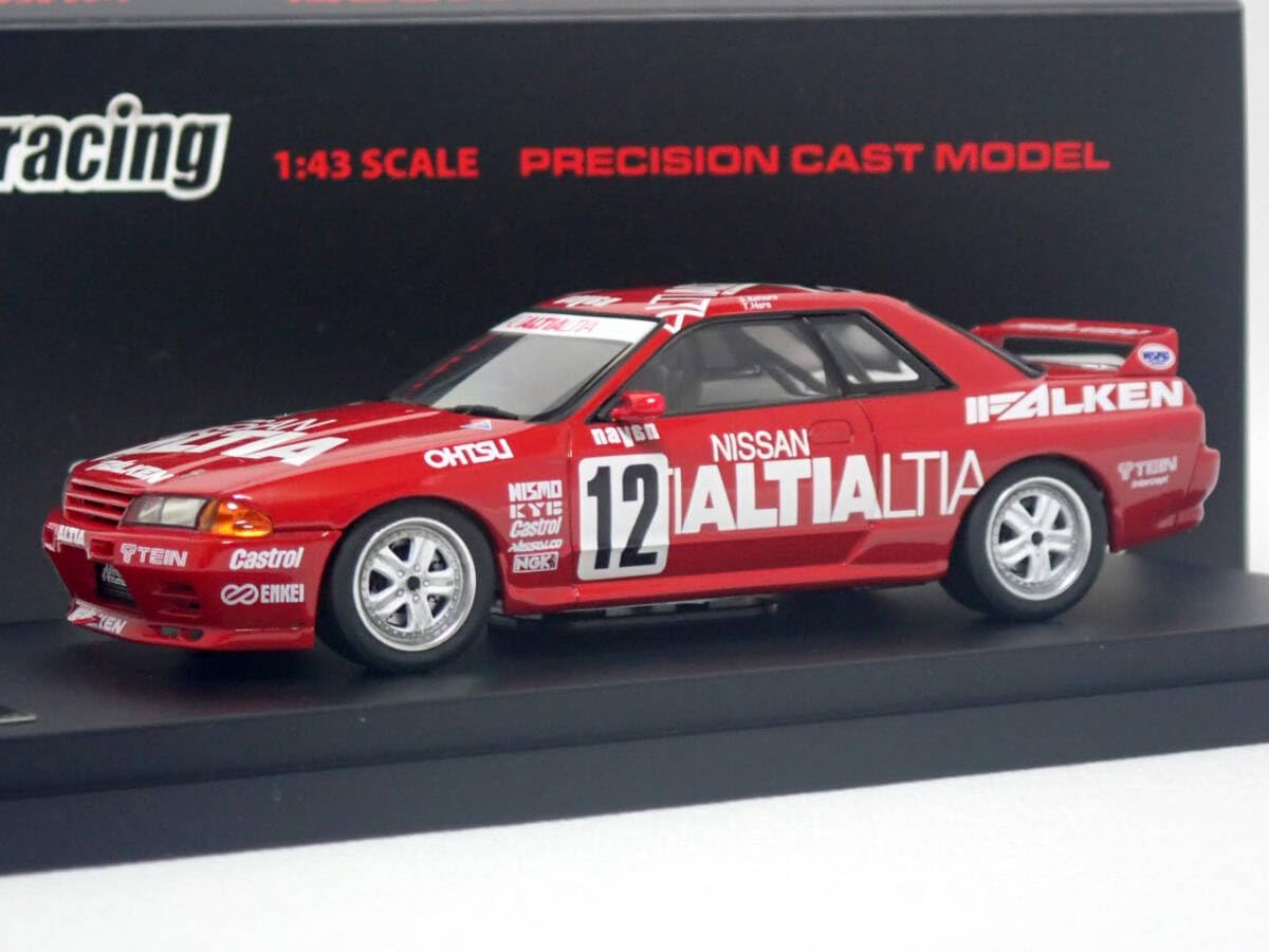 hpi 1/43 FALKEN Skyline GT-R R32 N1 #13 1991（Pグリーン／ブルー