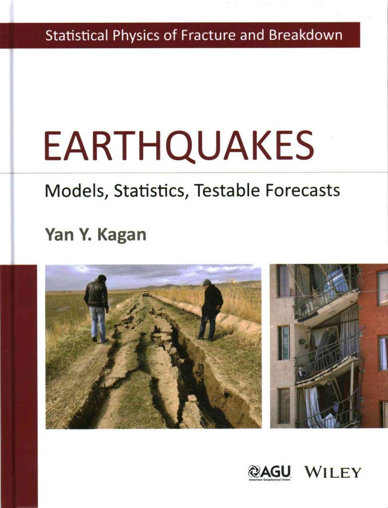 Earthquakes: Models, Statistics, Testable Forecasts (Wiley Works)