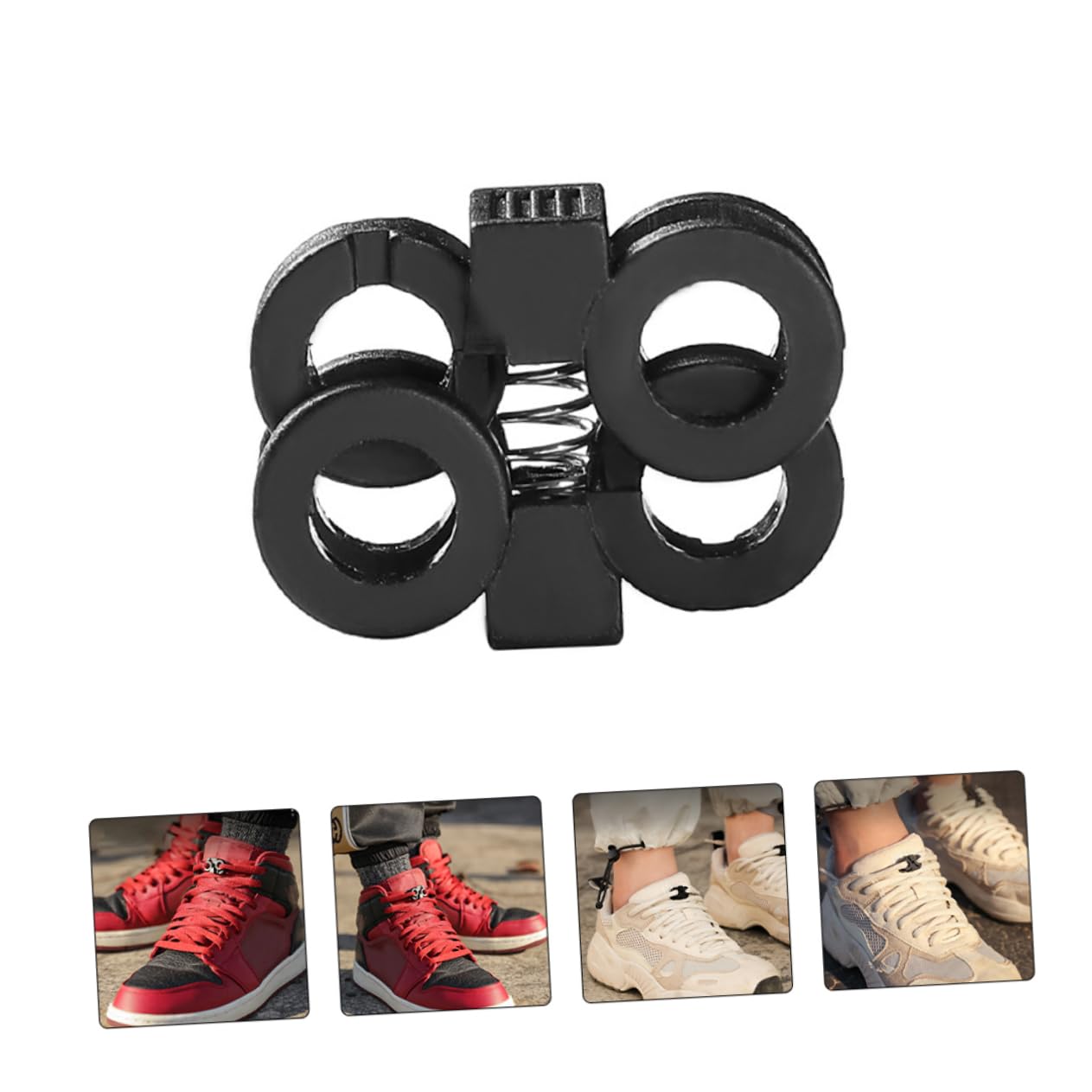 180pièces Boucles De Lacets Antidérapantes Boucles Réglables Parachute Accessoires Pratiques pour Chaussures Baskets Et Bottes