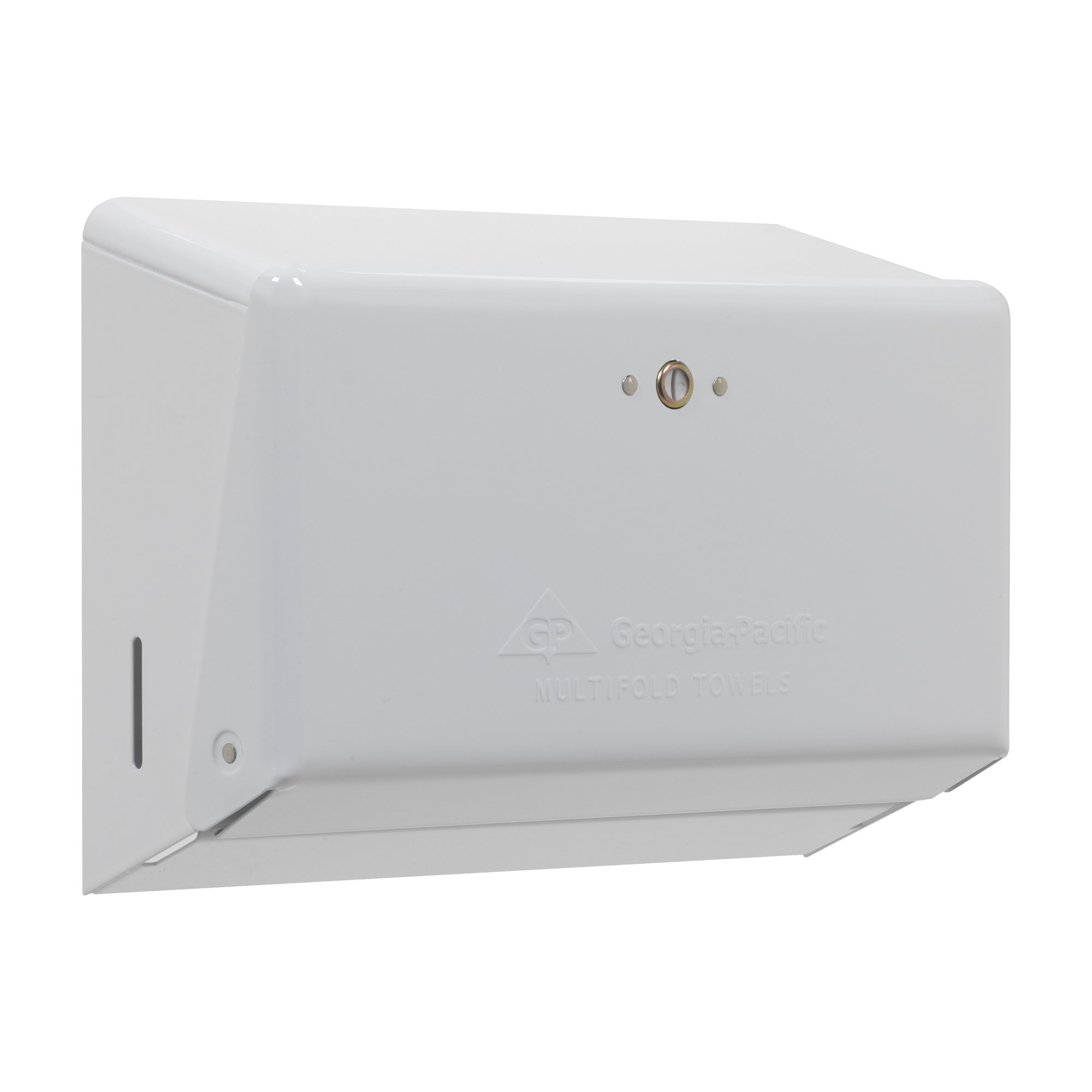 GEORGIA-PACIFIC Multi-Fold Paper Towel Dispenser by GP PRO, White, 54701, 11.63" W x 4.25" D x 8.50" H