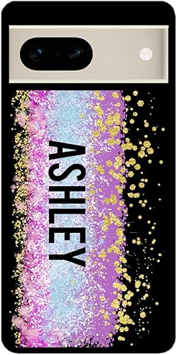 Miniatura 2 de Unicorn Teal Purple Pink Gold Splash Personalized Black Rubber Phone Case Compatible With Google Pixel 10, 10 Pro, 10 Pro XL, 9a, 9 Pro, Pixel 9,