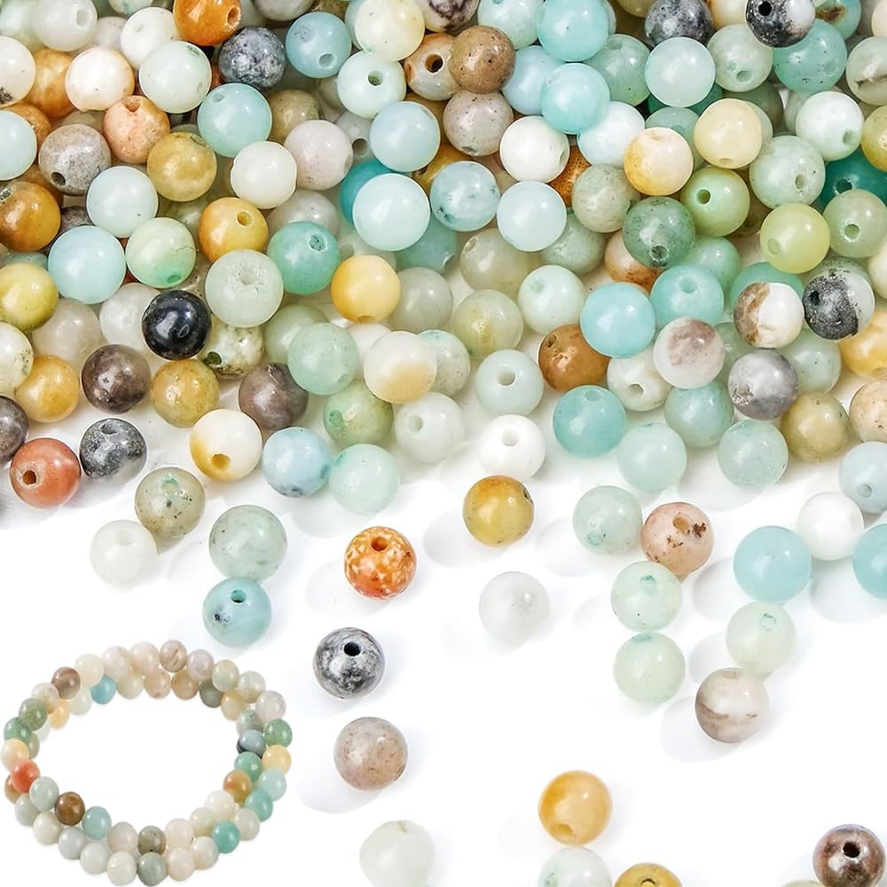 Perline Sciolte Di Pietre Preziose Naturali Di Forma Rotonda E Liscia Pltbeads Per 1 Filo Per Sacchetto Circa 155 Pollici 48 50 Pezzi Per La~p122007828