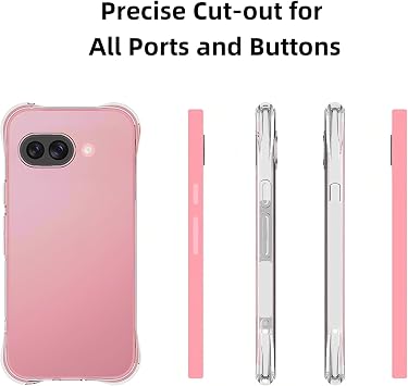 Totill Compatible For Google Pixel 9a Case, Crystal Clear Google Pixel 9a Mobile Phone Cover, Soft TPU Protective funda, Ultra [thin Slim Fit], Smartphone Coque For Google Pixel 9a Phone Transparent