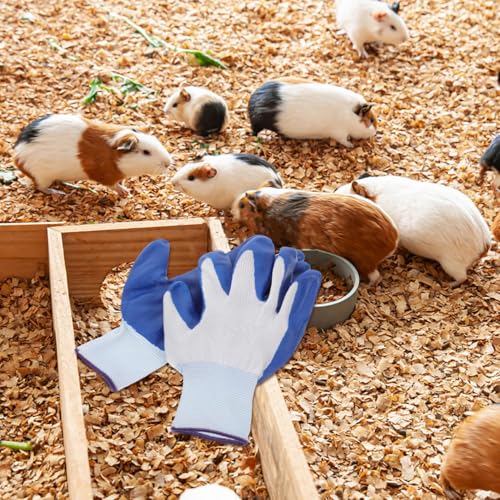 Mikikit Bissfeste Handschuhe Für Haustiertraining Kratzfeste Anti-Biss Handschuhe Mit Verdicktem Schutz Flexibel Und Komfortabel Für Hamster Katzen Und Hunde 8.66X5.12X0.20In