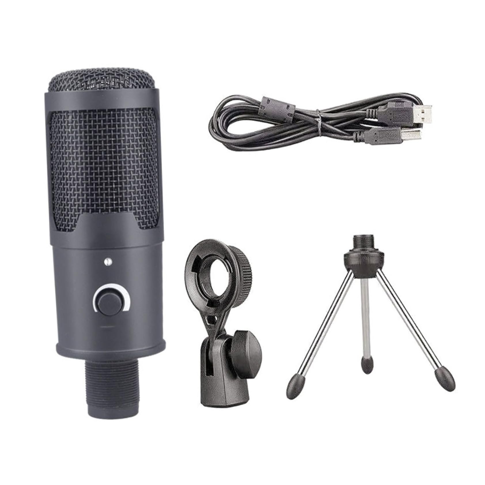 condenser microphone for recording cardioid usb mic conference mic gaming microphone for live streaming and podcasting assorted style