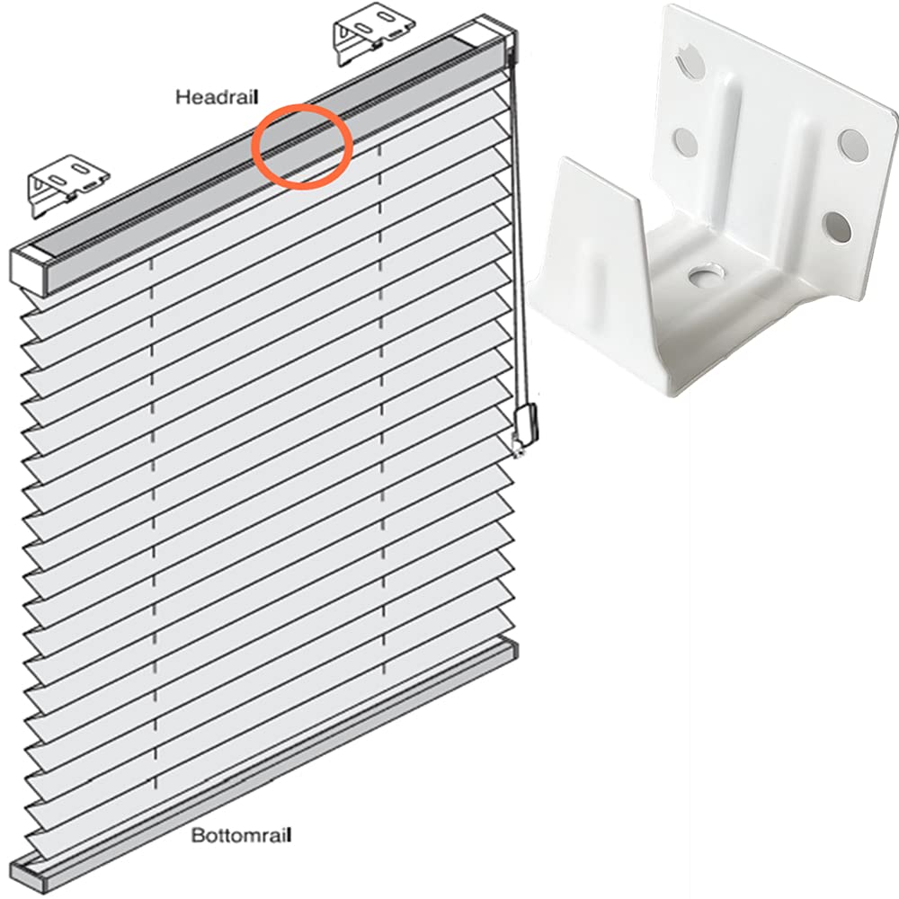 4 Staffe Di Montaggio Per Veneziane, Scatola Bianca Di Montaggio - Foto 7