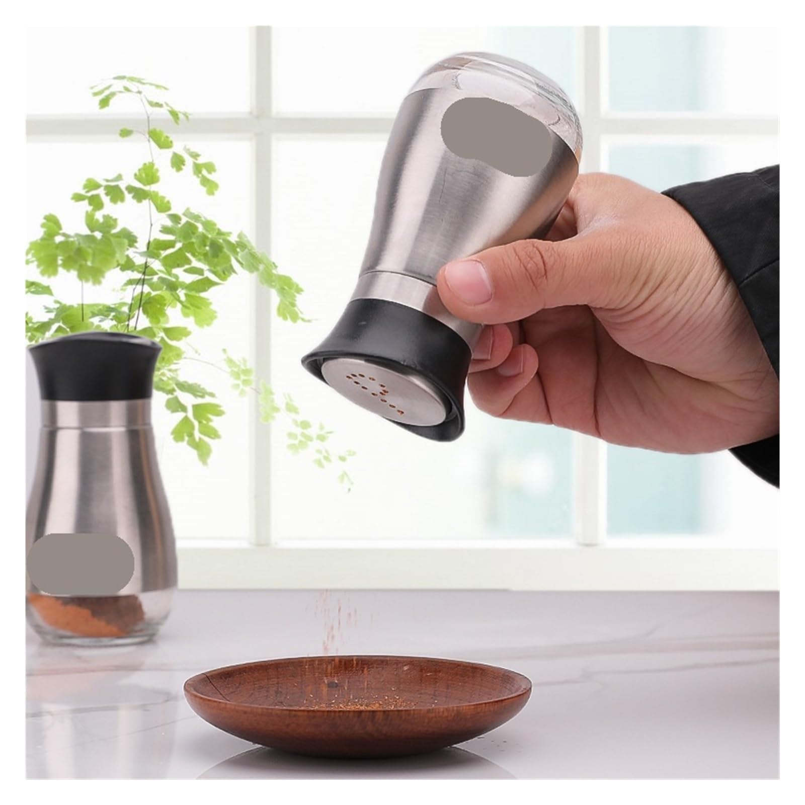 4pcs Salt And Pepper Shaker Pour Sucre