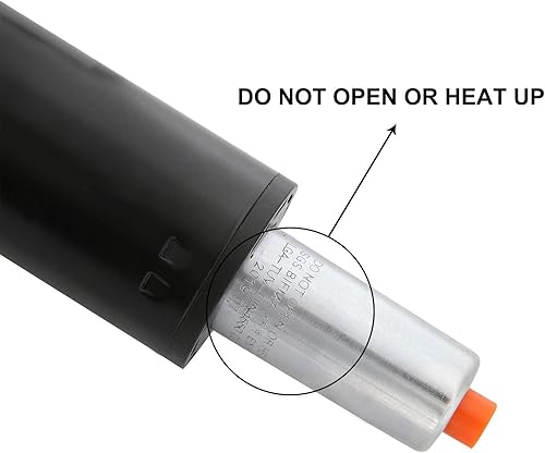 Miniatura 4 de Cilindro de gas resistente negro del tamaño universal del reemplazo del cilindro de la elevación de gas de la silla de la oficina para