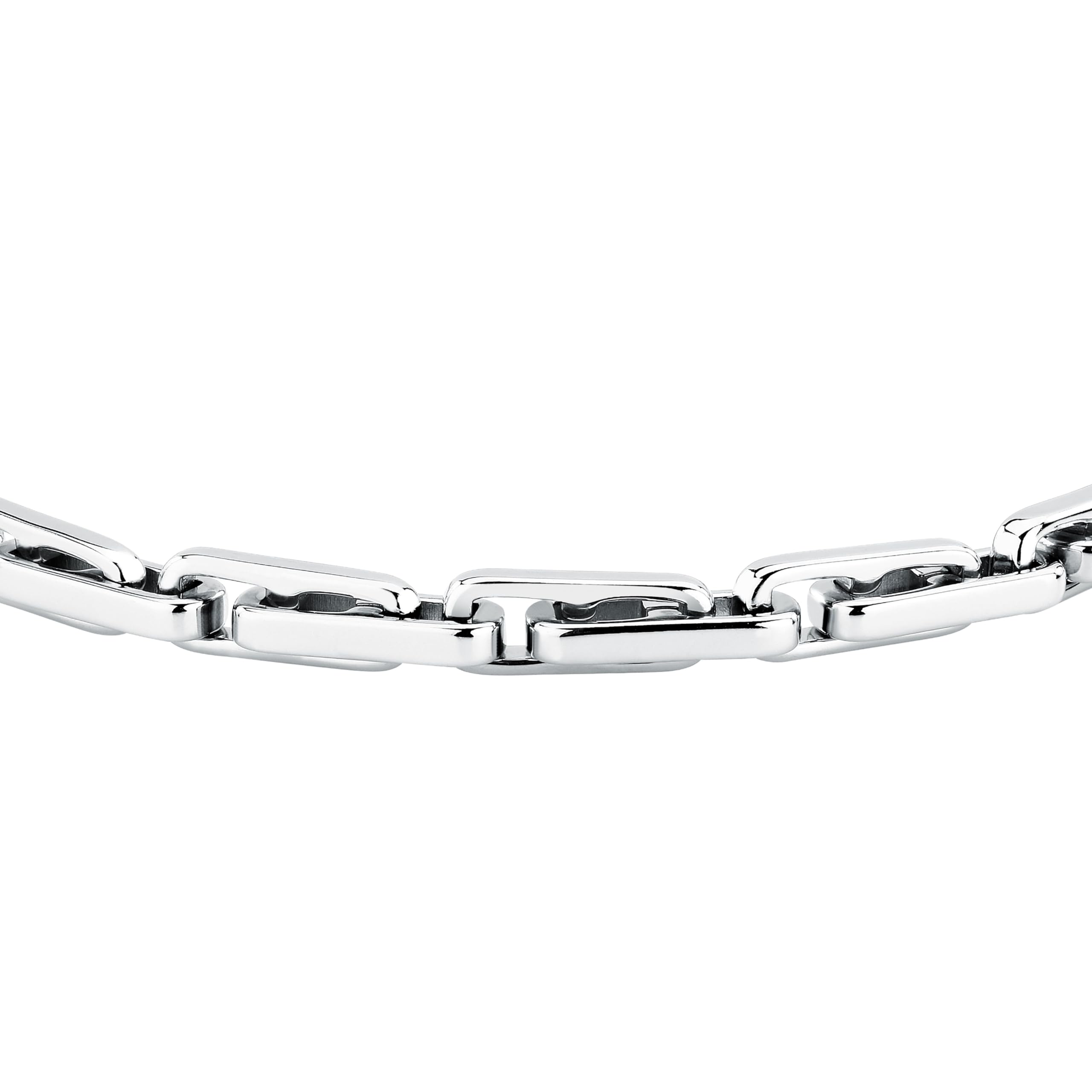 Trussardi Bracciale Uomo in Acciaio, Rigido, Collezione T-STEEL - TJAXV53