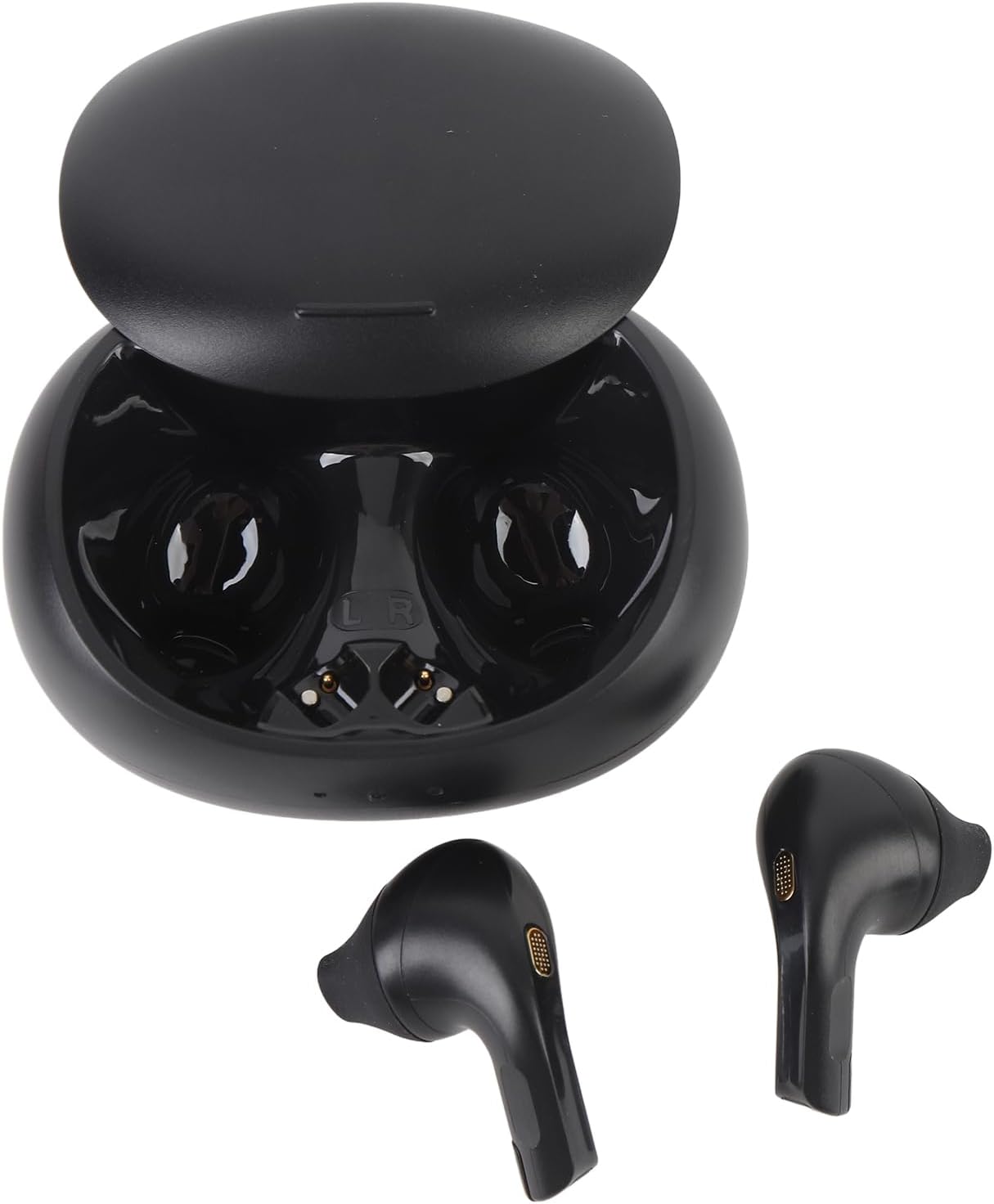 EBTOOLS AI Translation Earbuds, Wireless Bluetooth 5.3 Translator Headphones with 74 Languages 70 Accents, Real Time Interpretation for Travel Business Learning (Black)