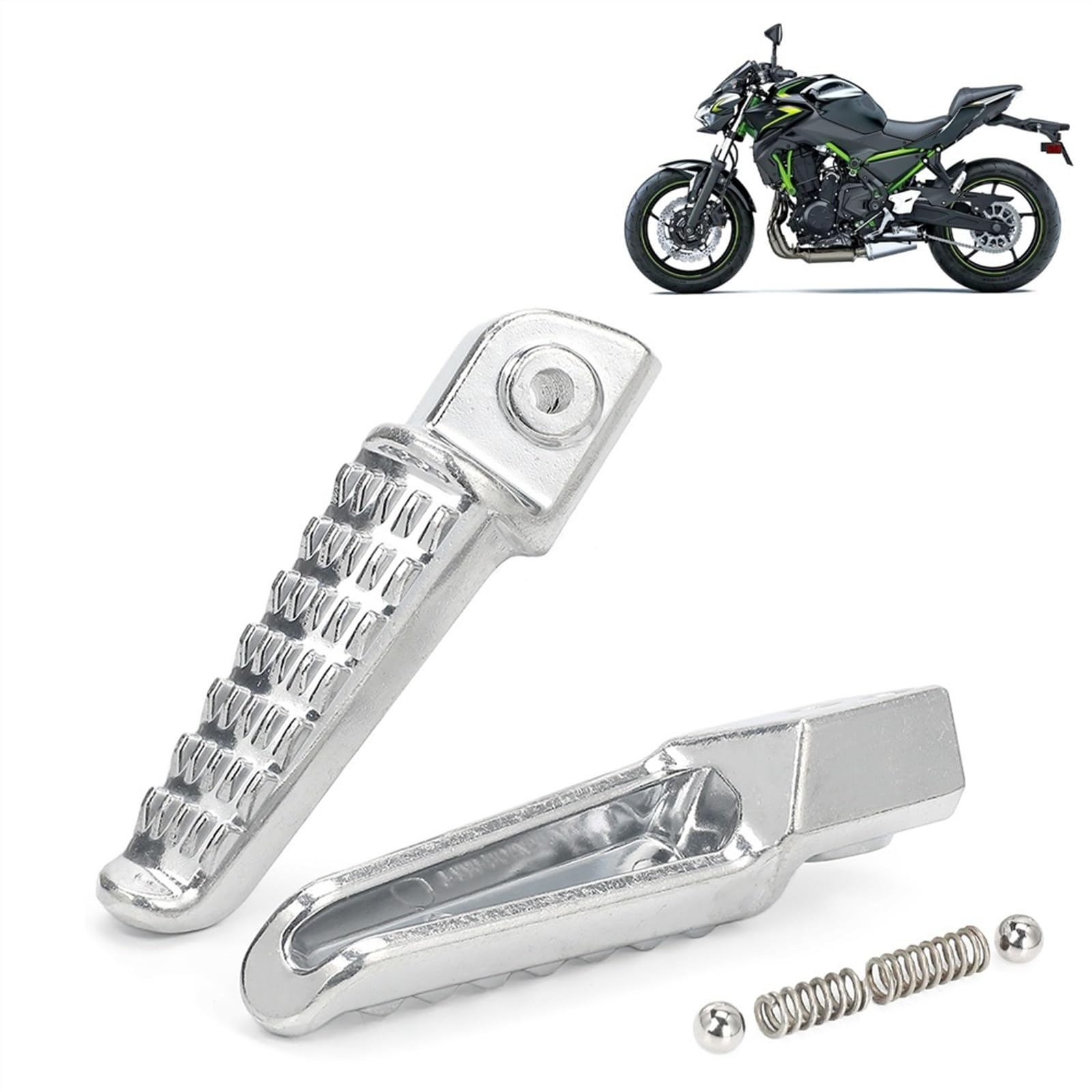 ★ゆうし★ページ フットペグ バイク カワサキ用忍者 ZX6R ZX-6R ZX636 2005 2006