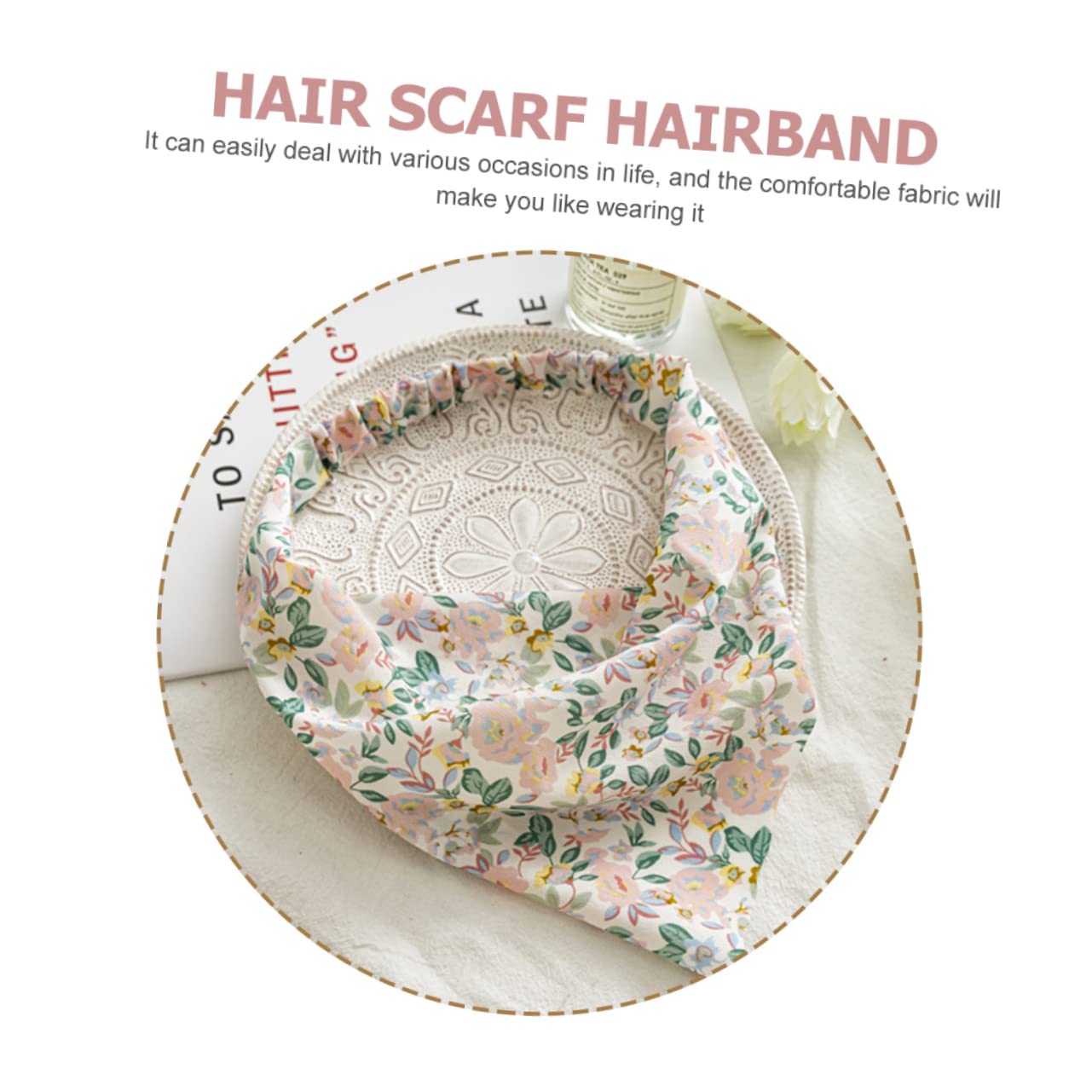 Didiseaon 18 Piezas Turbante De Flores Pañuelo Bohemio Lazos Para El Cabello Bohemios Turbantes Para El Cabello Para Mujeres Diademas De Mujer Banda Elástica Perder Tela Hebras De