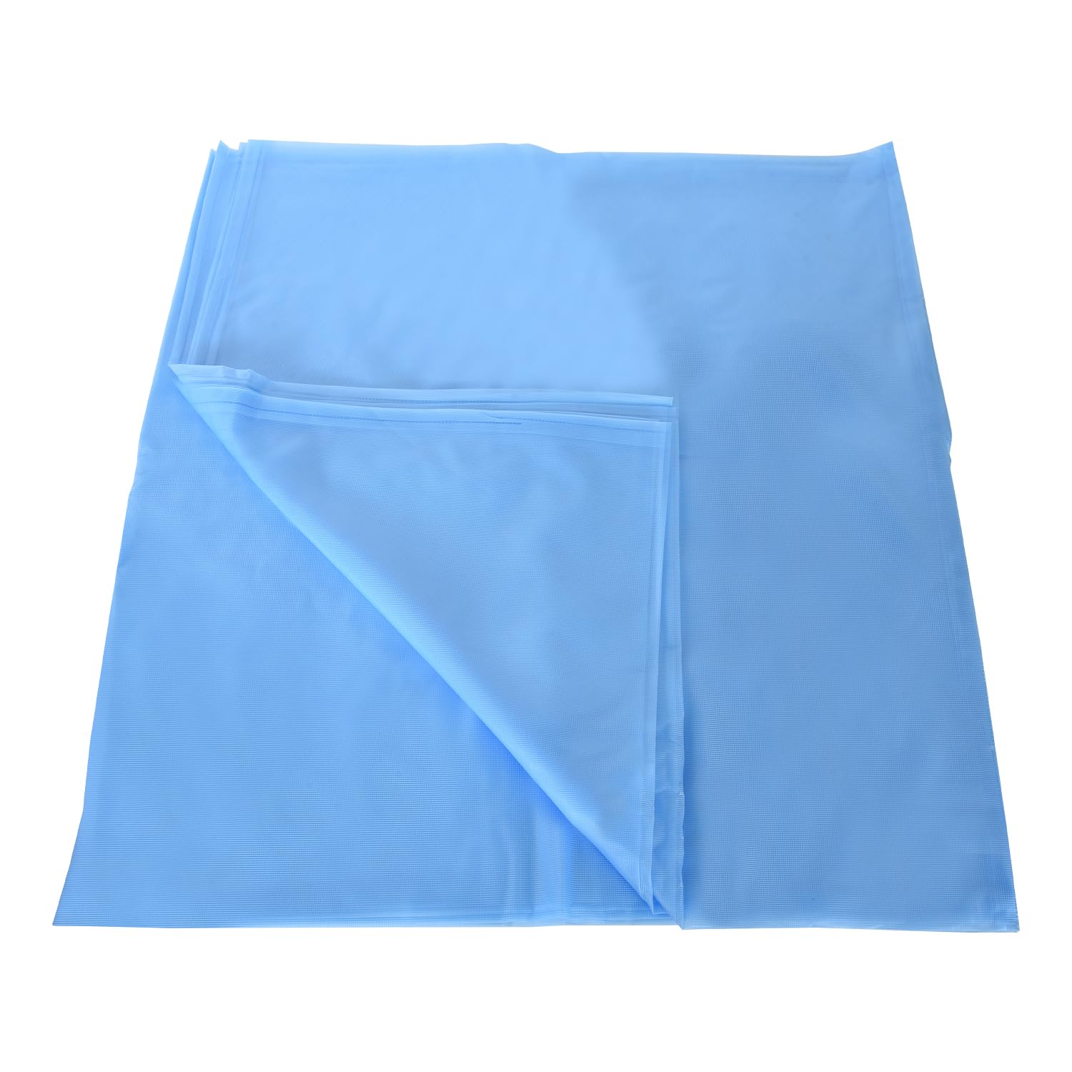 Aqbah Waterproof Plastic Mattress Protection Sheet for Baby and Adult Bed (Size 6X7 ft Blue) - Image 2 thumbnail