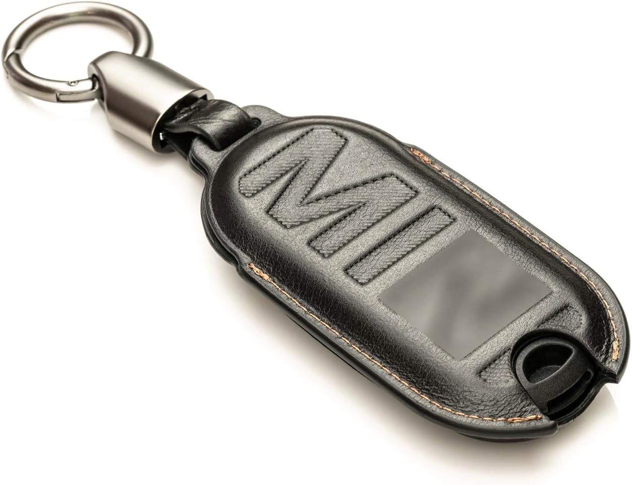 Vitodeco Superior 3D Luxury Leather Key Fob Cover Compatible with Mini Countryman, Cooper, Convertible