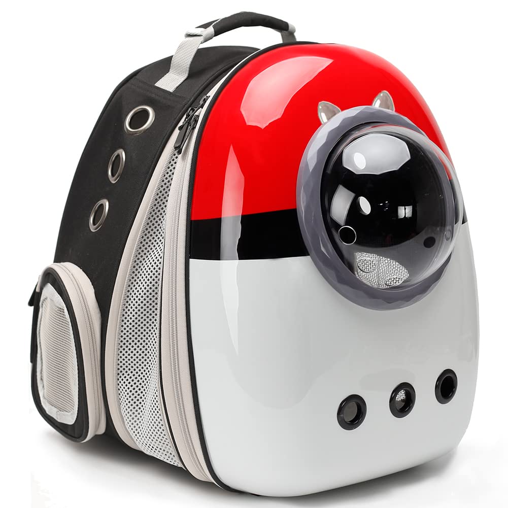 Front Expandable Cat Backpack Carrier, Large Cat Backpack Fits Up to 20 lbs, Backpack for Cats Kitten Small Puppy, Airline Approved Cat Bubble