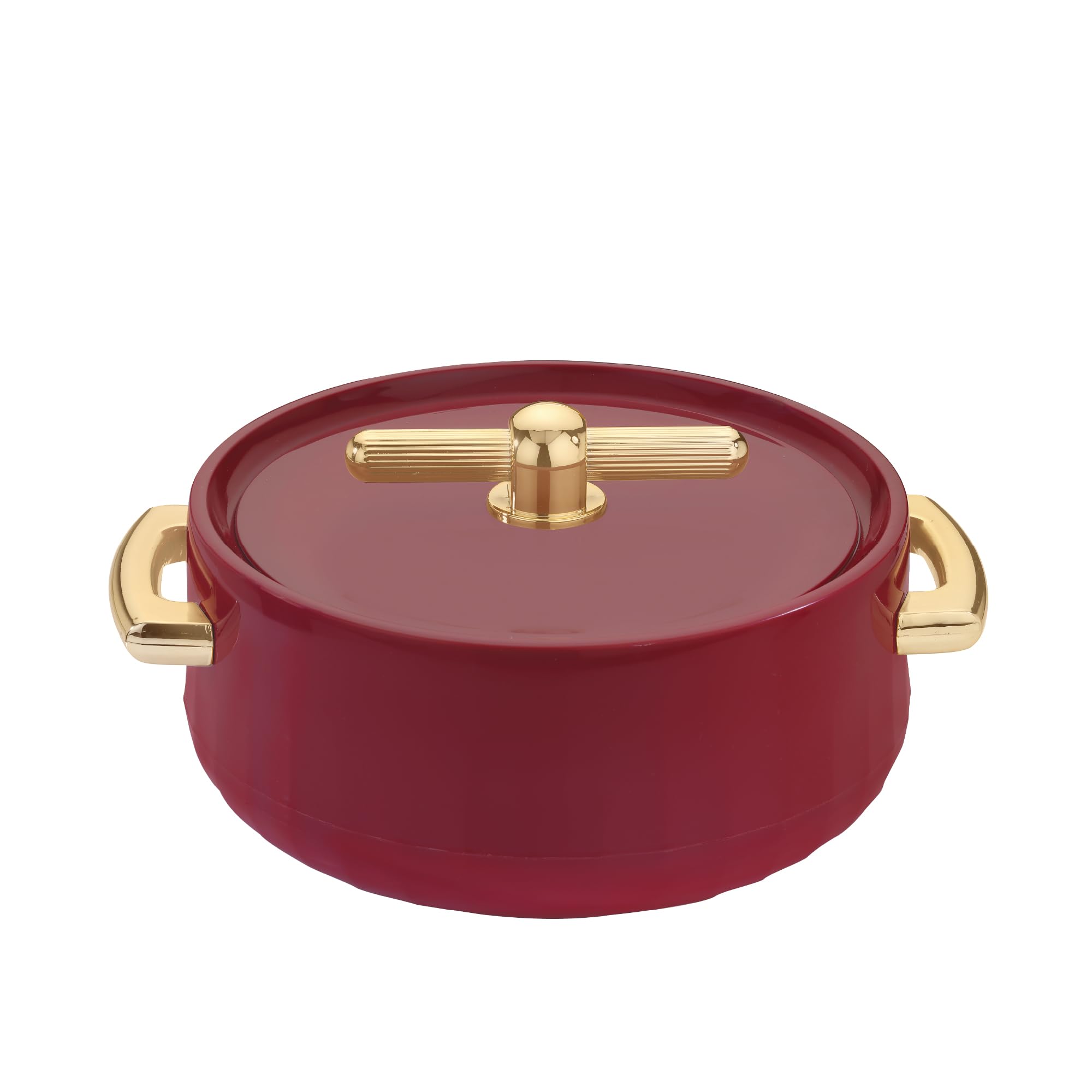 Selvel Elegance Insulated Casserole 1700ml with Advanced PU Insulation, Hot Box for Roti, Chapati, Biryani, Keeps Food Hot & Fresh for 6 Hours, BPA-Free, Housewarming & Wedding Gift, Maroon