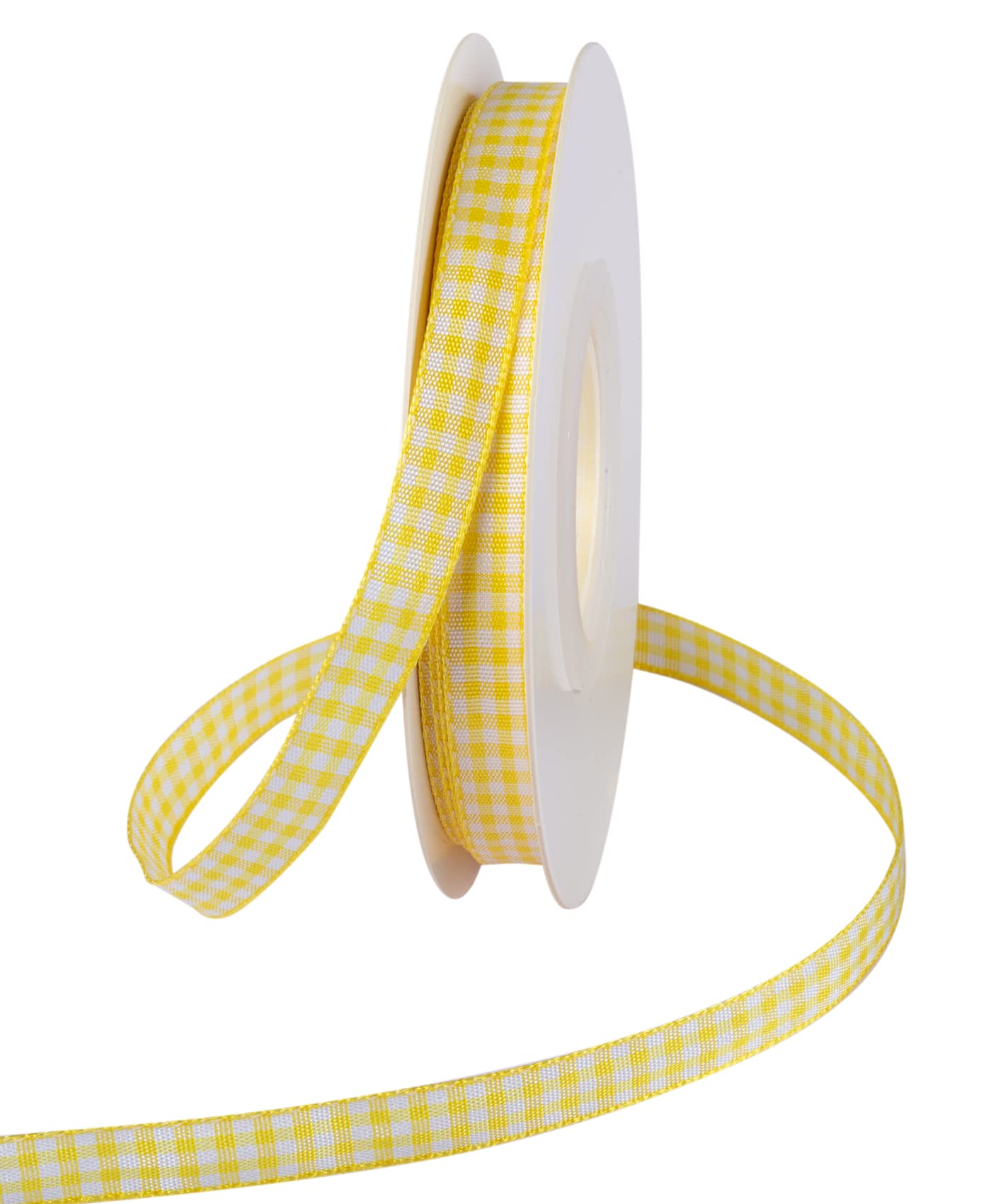 Ribbonitlux Gingham Ribbon, 9mm X 22 Meters, Plaid Checkered Ribbon with Woven Edge - Image 4