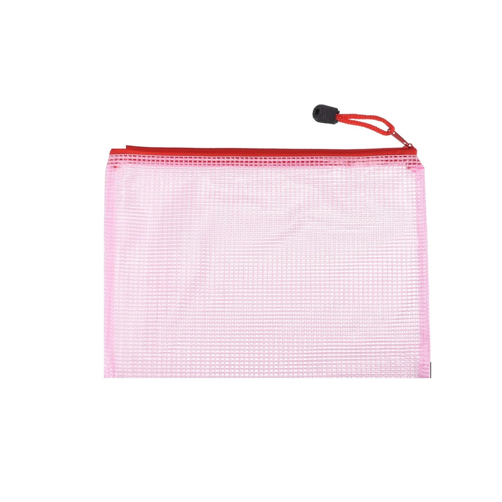 Cartellina in plastica impermeabile 6Pcs Waterproof Plastic Zipper Pouch Document Bag A3 A4 B4 B5 File Pockets Bill Folders Office Home Supply(6Pcs B5 Pink)