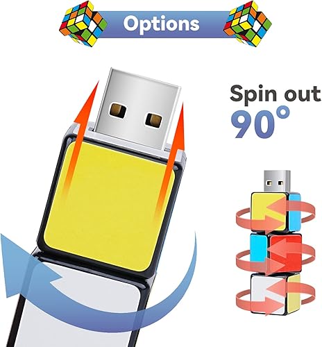 Miniatura 2 de leizhan Unidad flash USB de 16 GB para computadora, memoria USB pendrive, divertidos cubos de Rubik para profesores, estudiantes, familiares y amigos