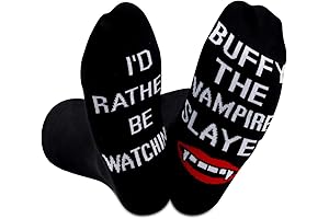 Twin-Pack Vampire-Themed Socks: A Buffyverse Essential for Devoted Fans
