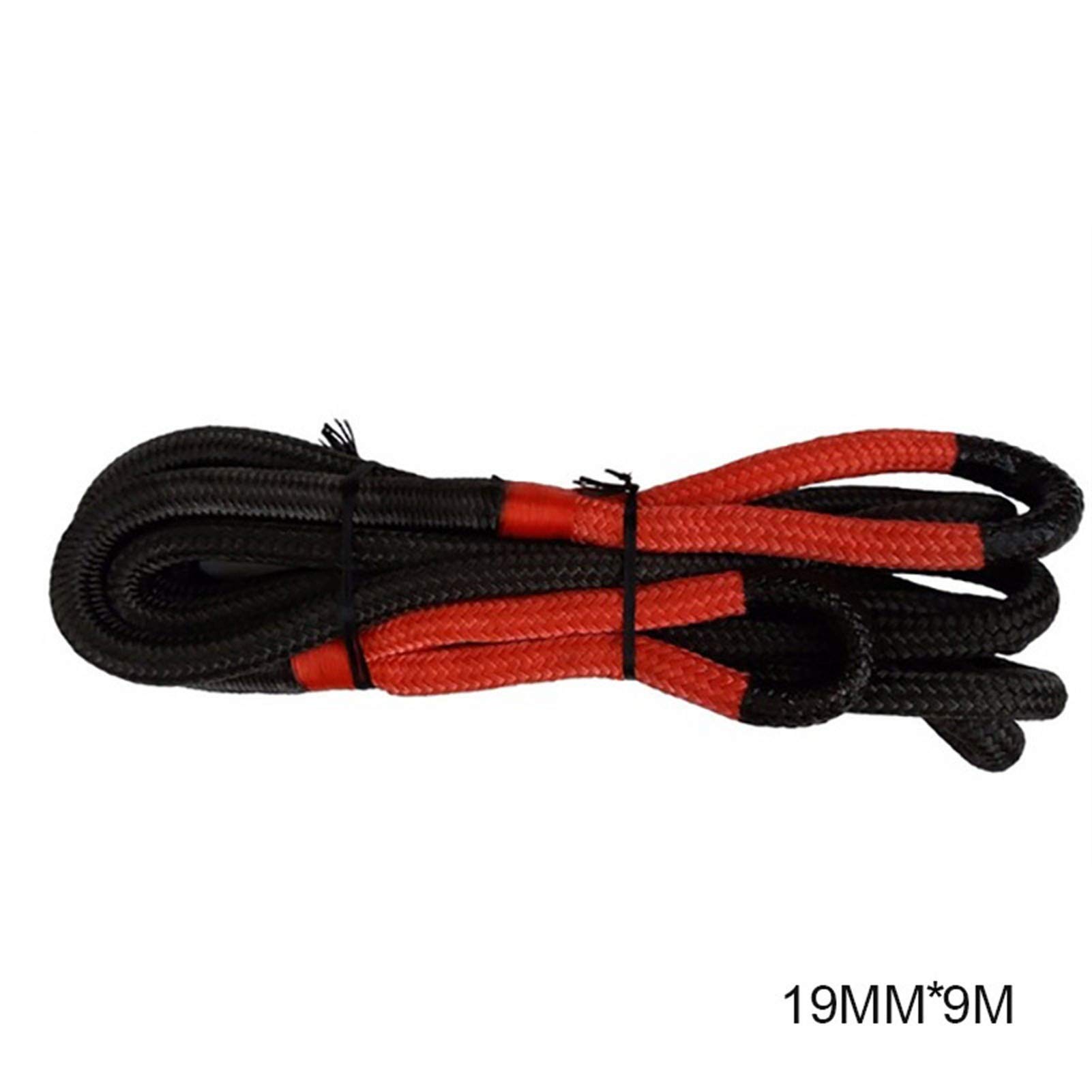 Cuerda del Cabrestante, Cuerda cinética, de recuperación, energía nylon trenzada doble | 19mm 9m orange