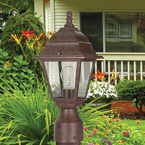 Image of Nuvo Lighting 60 /547 Postlantern with Clear Glass, Bronze /Dark