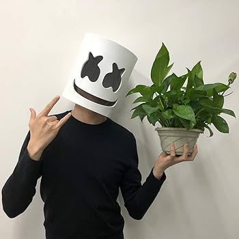 マシュメロ LED 電飾 マスク　高品質　　被り物　メロヘッド　フェス　EDM 2025年最新】marshmello maskの人気アイテム - メルカリ