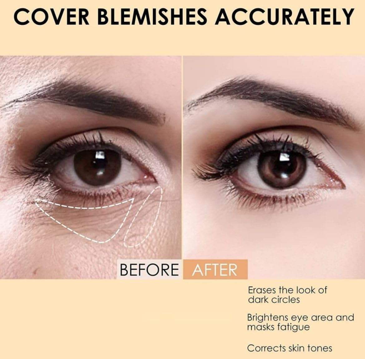 GLAMWAY Cosmetics Ultra Pro Concealer Palette Waterproof ConcealerCorrector With Full Coverage |Easily Blendable Concealer| 3 in 1 Palette- Conceal Corect & Contour | Crease Resistance |Long Lasting |Oil Control with Matte Finish | Toxic & Cruelty Free | Concealer 6-IN-1 Shades (02, 18 gm) 3