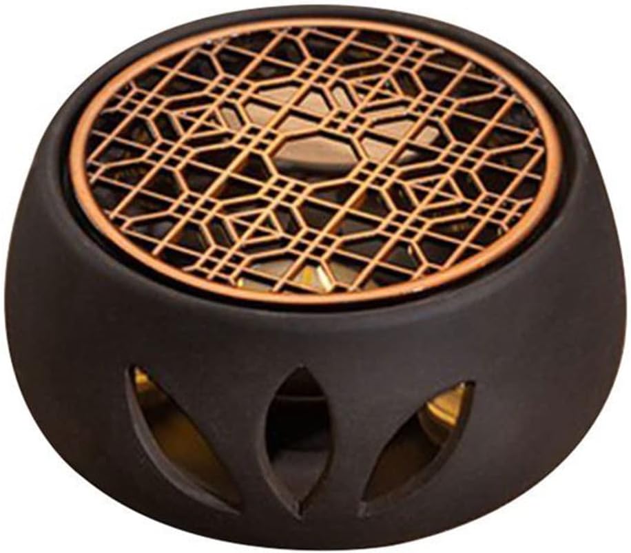 Ceramic Teapot Warmer Holder Base Tea Thermal Hollow Candle Heating