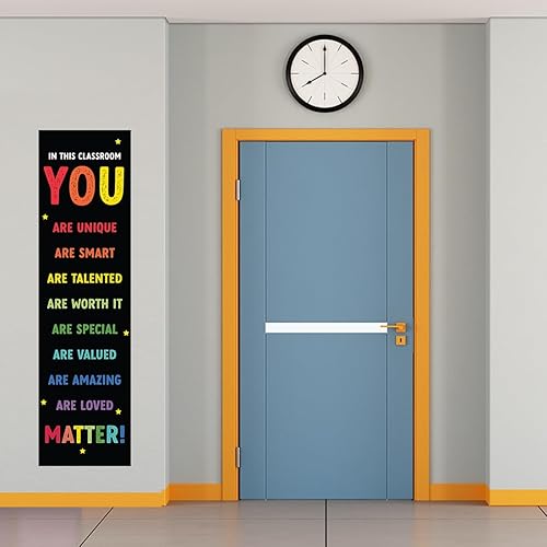 Miniatura 3 de Andaz Press Cartel motivacional de aprendizaje grande de 13 x 48 pulgadas para profesores, tablero de anuncios, decoración de pared, decoración